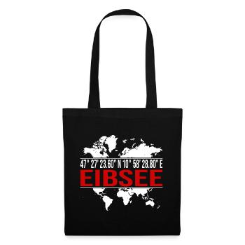 Eibsee - Stoffbeutel - Schwarz - Vorne
