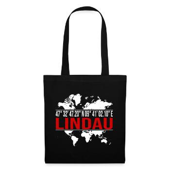 Lindau - Stoffbeutel - Schwarz - Vorne