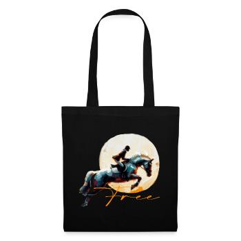 Horse - Stoffbeutel - Schwarz - Vorne