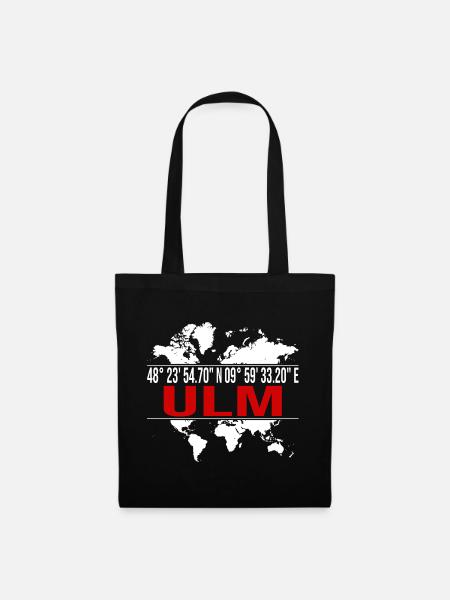 Ulm - Stoffbeutel - Schwarz