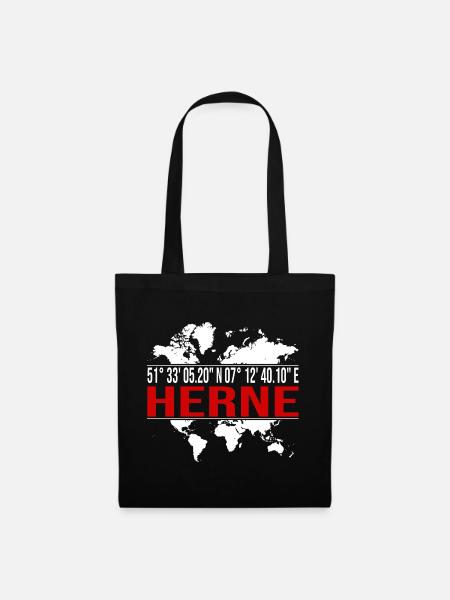 Herne - Stoffbeutel - Schwarz