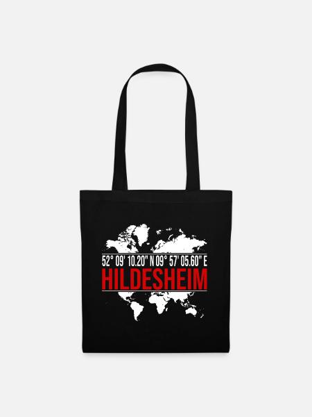 Hildesheim - Stoffbeutel - Schwarz