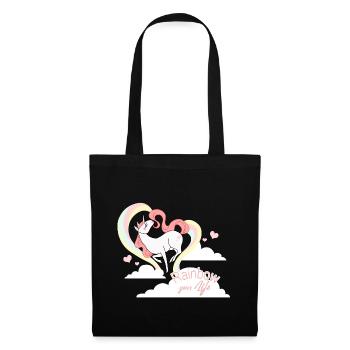 rainbow your life - Tote Bag - black - Front
