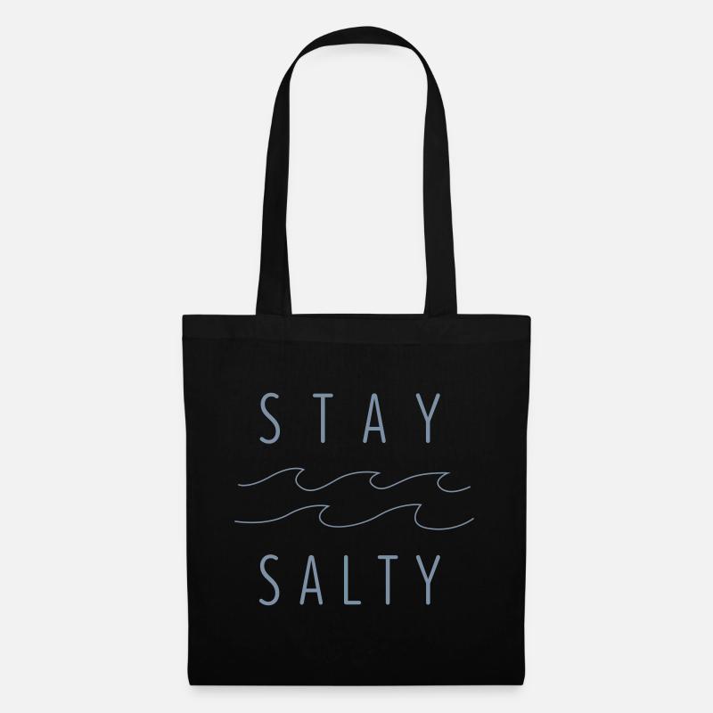 Stay Salty - Stoffbeutel - Schwarz
