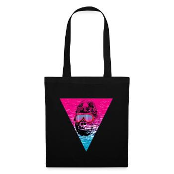 Monkey Gorilla Sunglasses Pop Art Cartoon Gift - Tote Bag - black - Front