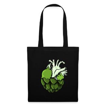 Artichoke heart - Tote Bag - black - Front