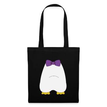 Costume d'Halloween Cadeau de smoking pingouin JGA - Sac en tissu - noir - Devant