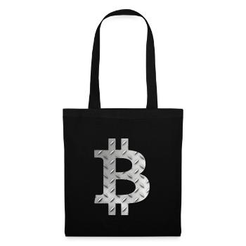 bitcoin - Stoffbeutel - Schwarz - Vorne