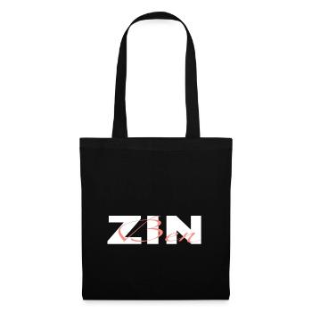Benzin Ben zin ban zeen - Stoffbeutel - Schwarz - Vorne