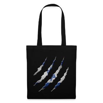 Israël - Sac en tissu - noir - Devant