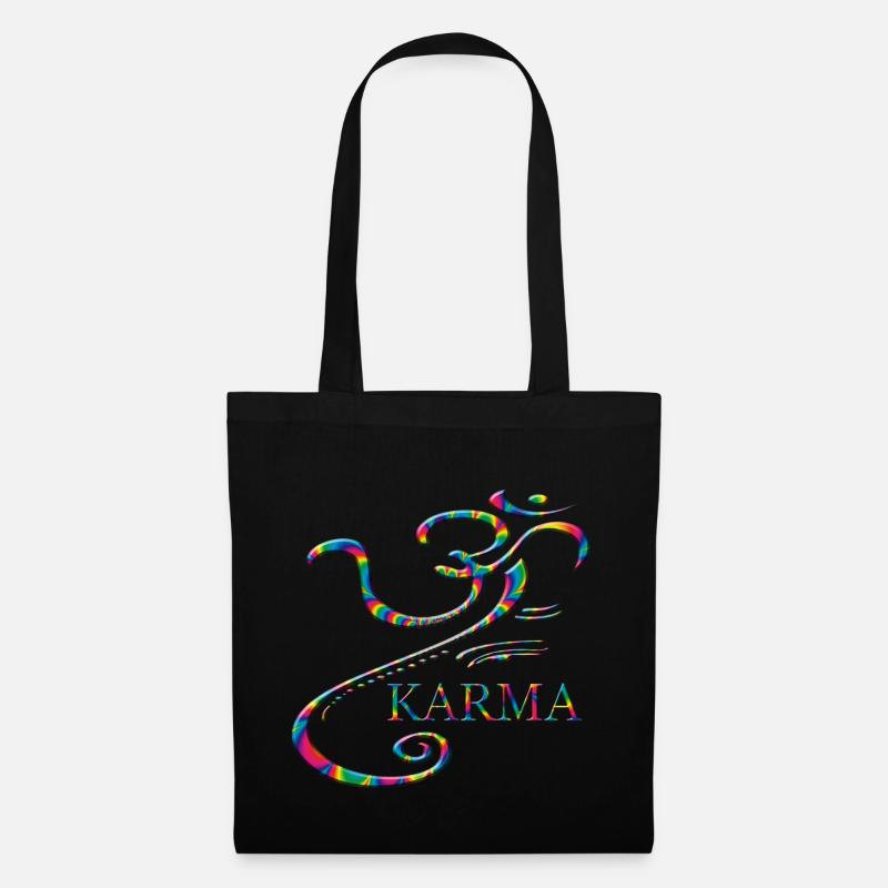Karma - Stoffbeutel - Schwarz