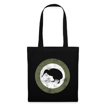Kiwi - Stoffbeutel - Schwarz - Vorne