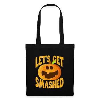 HALLOWEEN Citrouille - Sac en tissu - noir - Devant