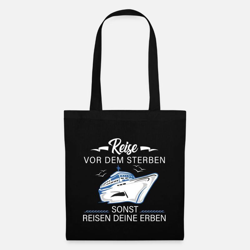 Cadeau de vacances de croisière - Sac en tissu - noir