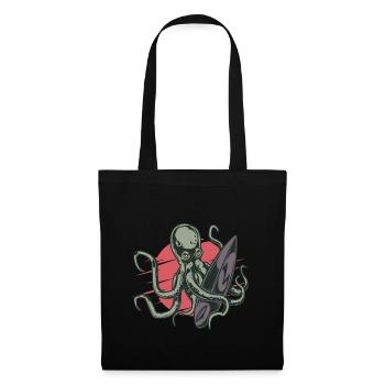 surf - Sac en tissu - noir - Devant