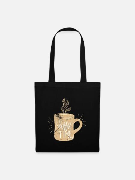 Kaffee - Stoffbeutel - Schwarz