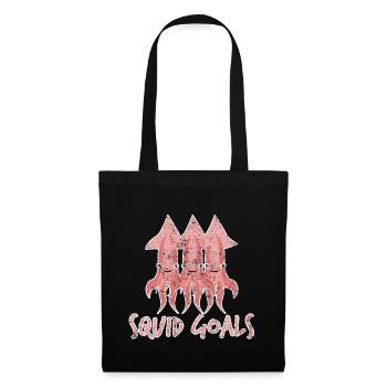 Idée cadeau d'enfant - Sac en tissu - noir - Devant