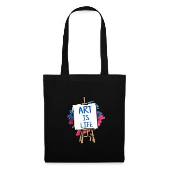 art - Tote Bag - black - Front