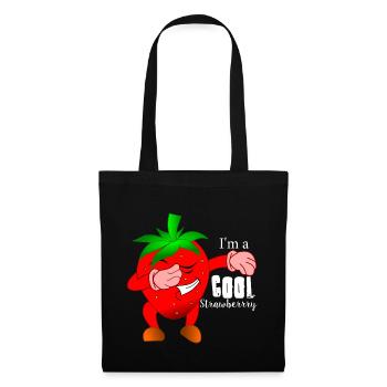 Strawberry sassy fruit - Tote Bag - black - Front