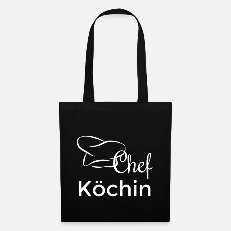 Chefkoechin - Stoffbeutel - Schwarz