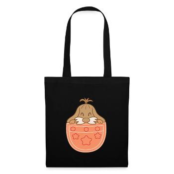 Pocket Dog - Chien de poche - Sac en tissu - noir - Devant