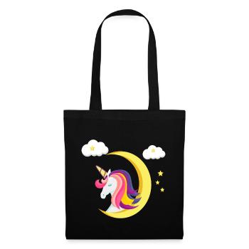 Licorne - Licorne - Sac en tissu - noir - Devant
