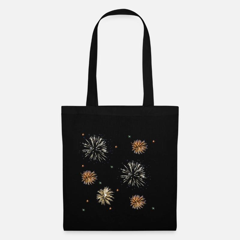 fireworks - Tote Bag - black