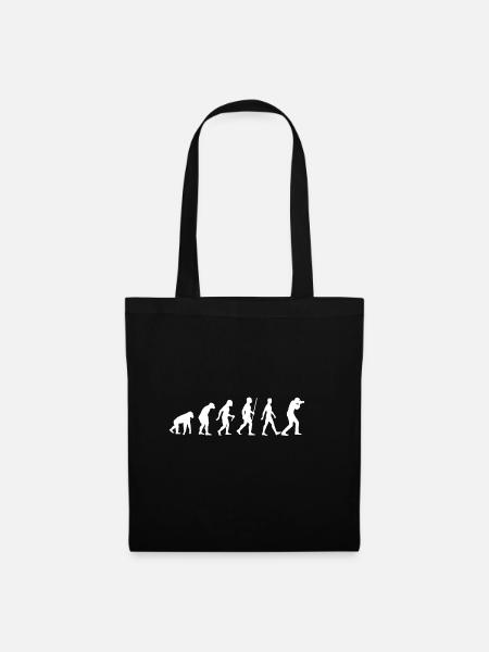 Evolution photographer - Tote Bag - black