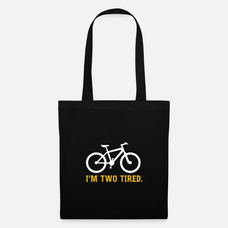 Fahrrad - Stoffbeutel - Schwarz