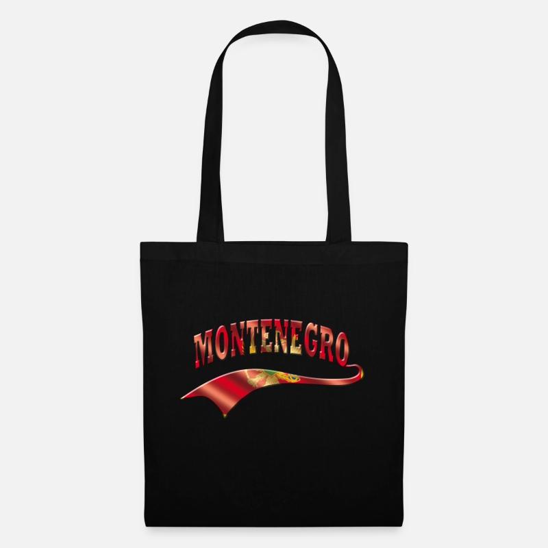 Montenegro - Stoffbeutel - Schwarz