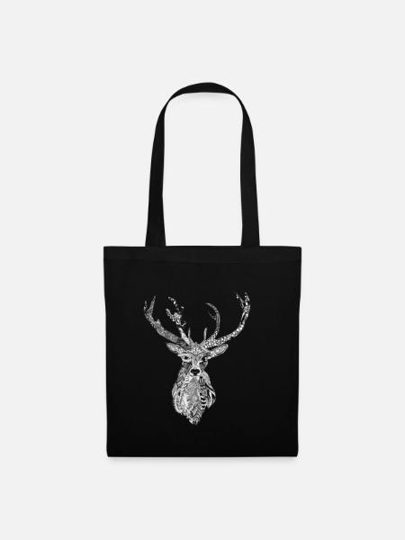 Hirsch - Spirit of the Heart People - Tote Bag - black