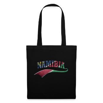 Namibia - Stoffbeutel - Schwarz - Vorne