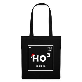 HO HO HO Chemistry Element Christmas Gift - Tote Bag - black - Front