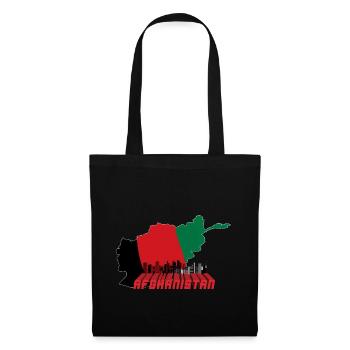 Afghanistan - Sac en tissu - noir - Devant