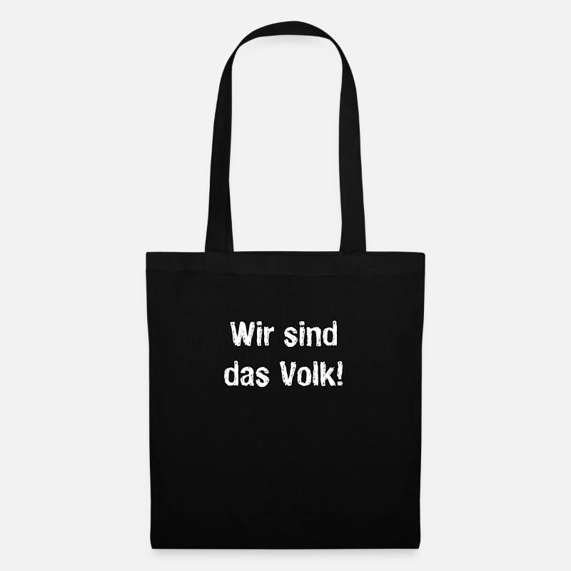 Wir sind das Volk - Stoffbeutel - Schwarz