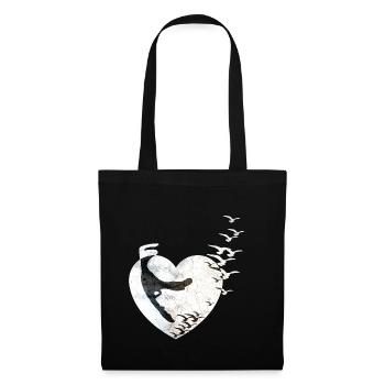 J'aime Sylt - Sac en tissu - noir - Devant