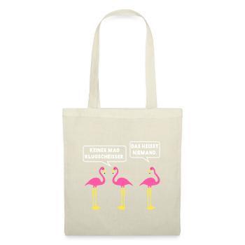 Flamant rose drôle | Personne n'aime smartass - Sac en tissu - nature - Devant