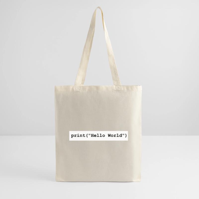 Cadeau du programme de développement Hello World Python Sac en tissu