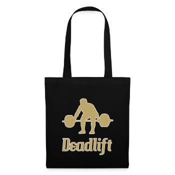 Lifter Deadlift Gym Fitness - Tote Bag - black - Front