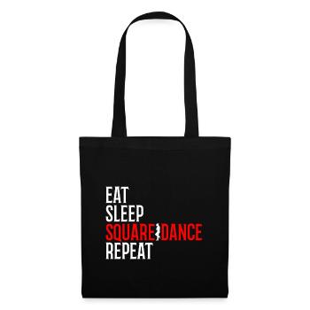 Square dance - Tote Bag - black - Front