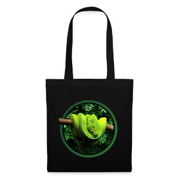 Green Tree Python Reptile Keeper Chondro Fan - Tote Bag - black - Front