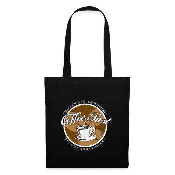 Coffee First.First coffee. Shirt for coffee drinkers - Tote Bag - black - Front