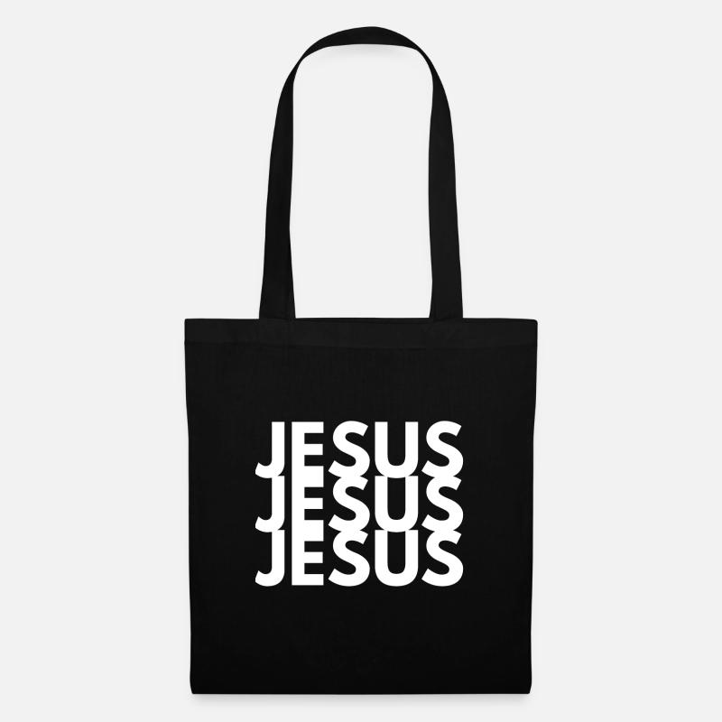 Jesus Jesus jesus - Stoffbeutel - Schwarz