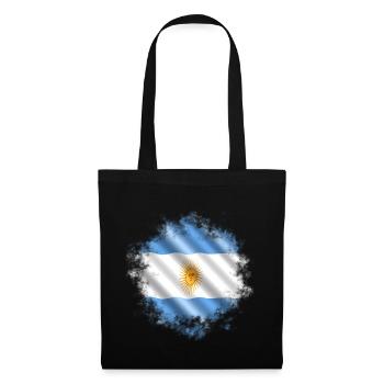 Argentinien - Stoffbeutel - Schwarz - Vorne