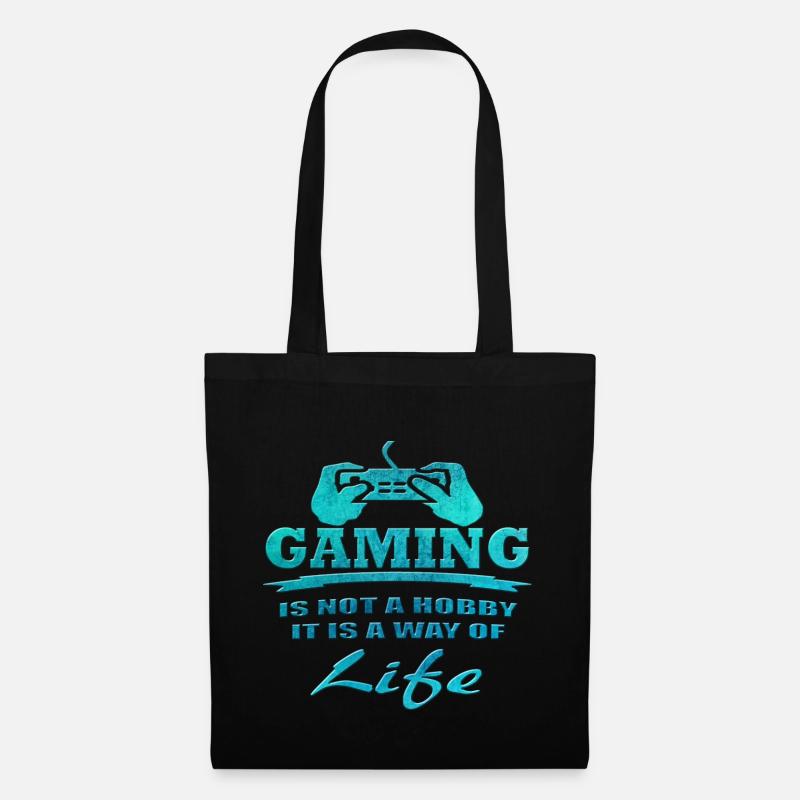 Gaming - Stoffbeutel - Schwarz