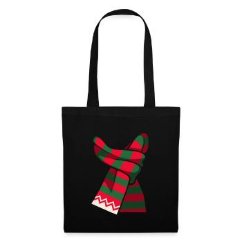 Christmas - Weihnachtsschal - Stoffbeutel - Schwarz - Vorne