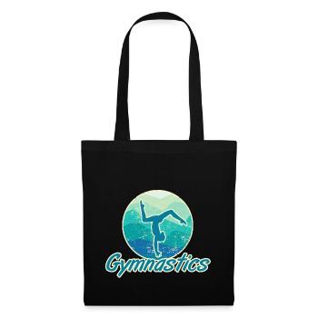 Gymnast women are doing gymnastics - Tote Bag - black - Front