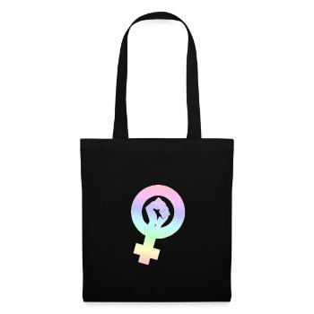 Feminism | Sexism feminine woman gender gift - Tote Bag - black - Front