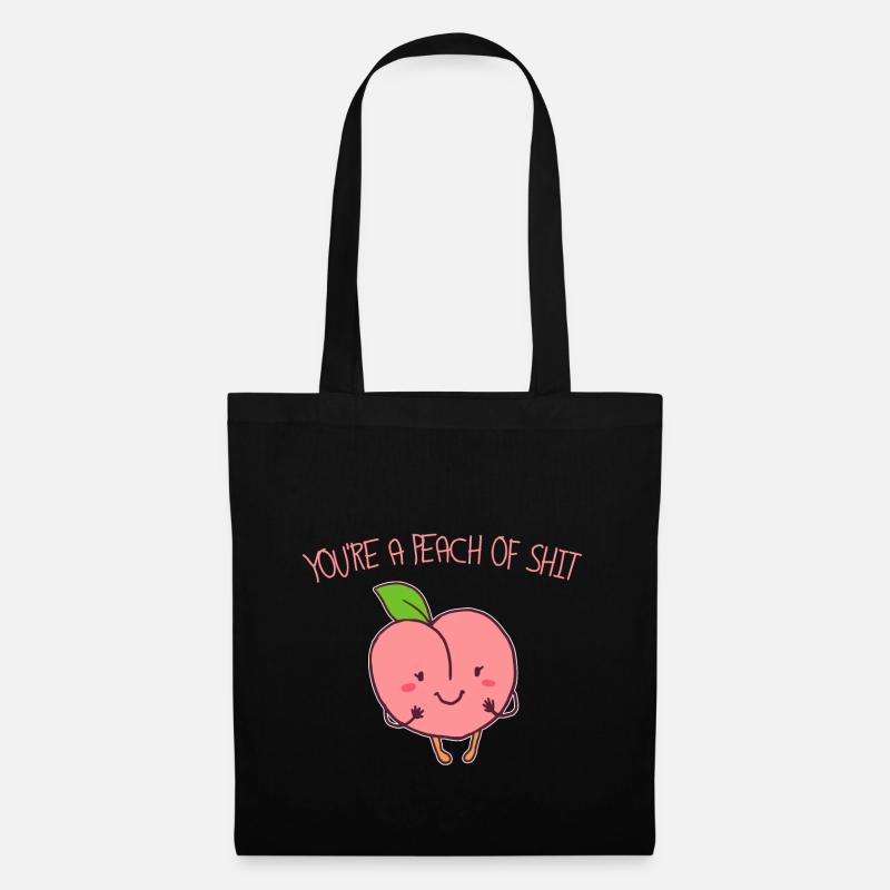 pêche - Sac en tissu - noir
