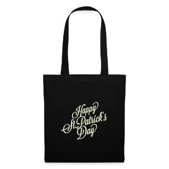 St. Patrick's Day Green Irish Ireland Lucky Happy - Tote Bag - black - Front